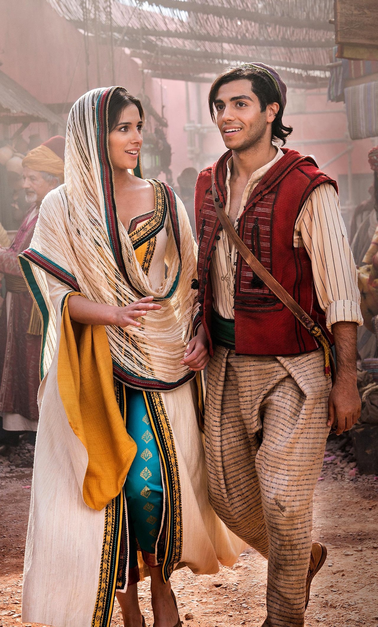1280x2120 Jasmine And Aladdin In Aladdin Movie 2019 iPhone HD 4k, Phone