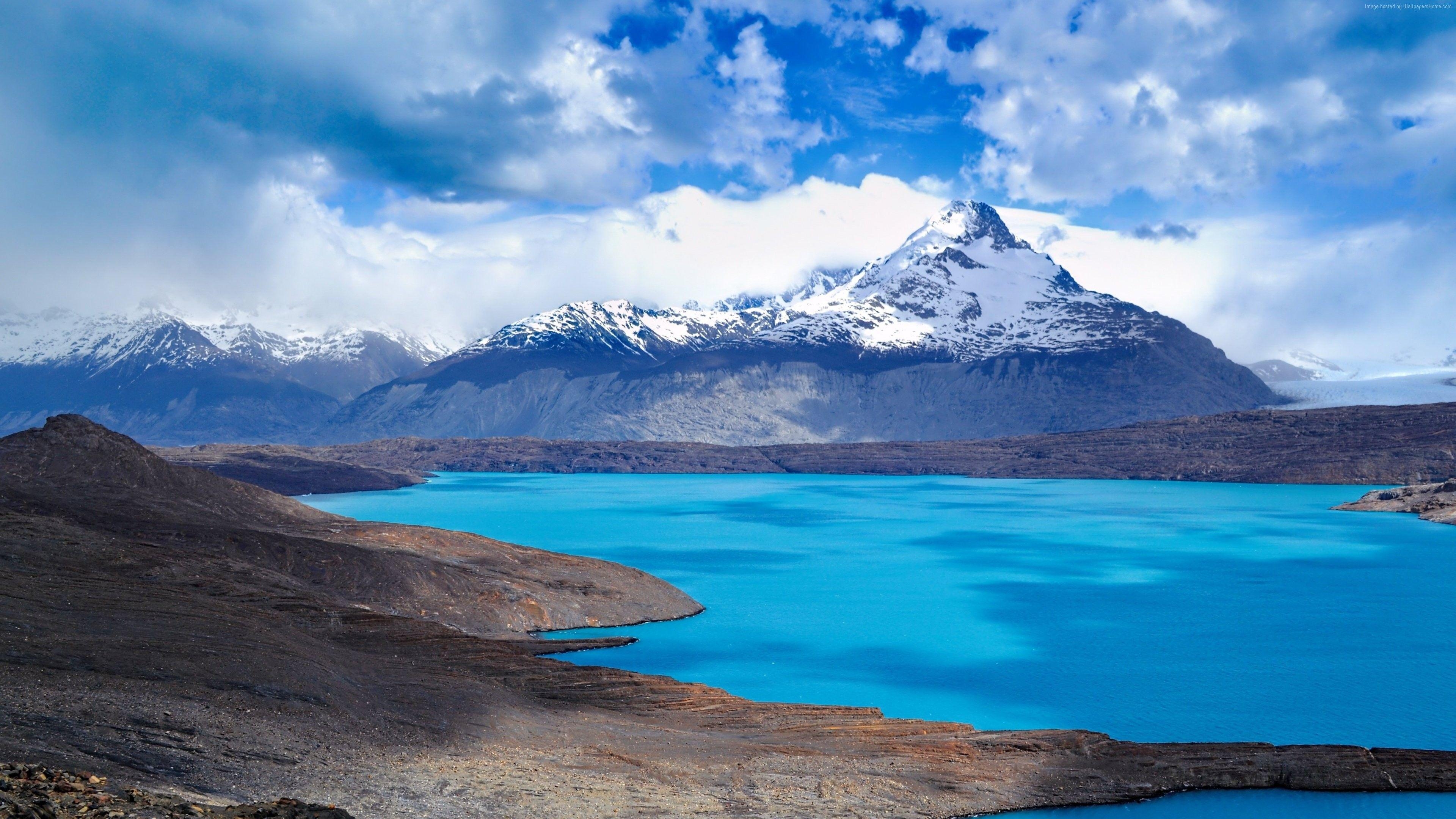 3840x2160 Wallpaper mountain, lake, nature, 4k, Nature, Desktop