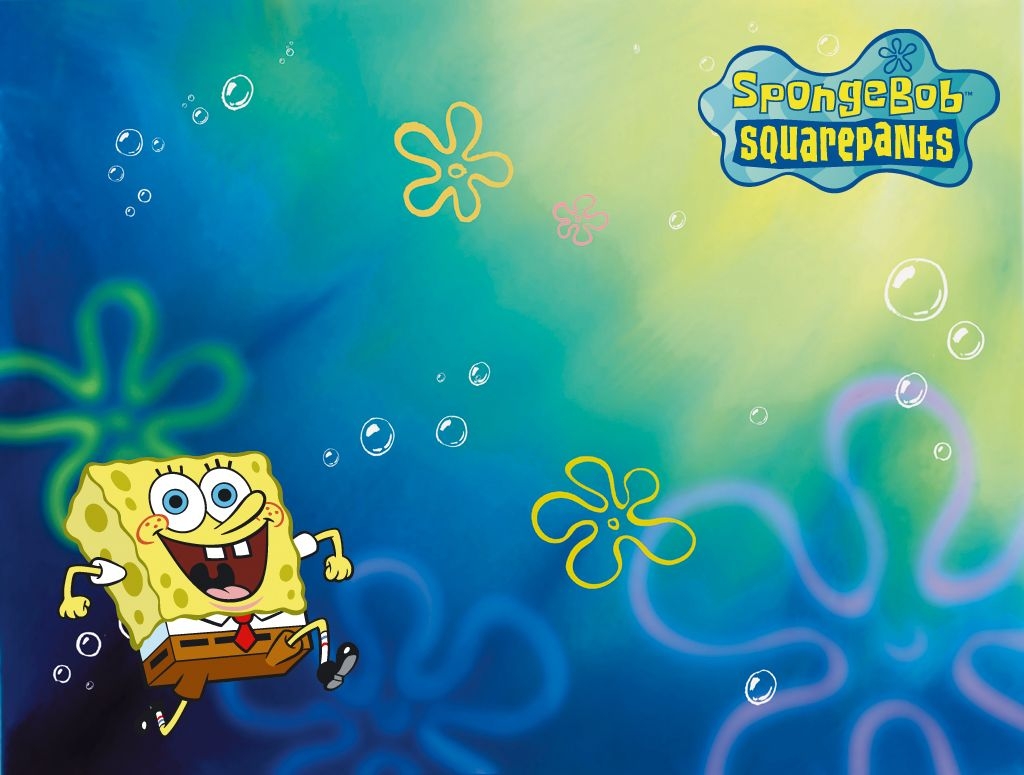 1030x780 Spongebob Flower Background, Desktop