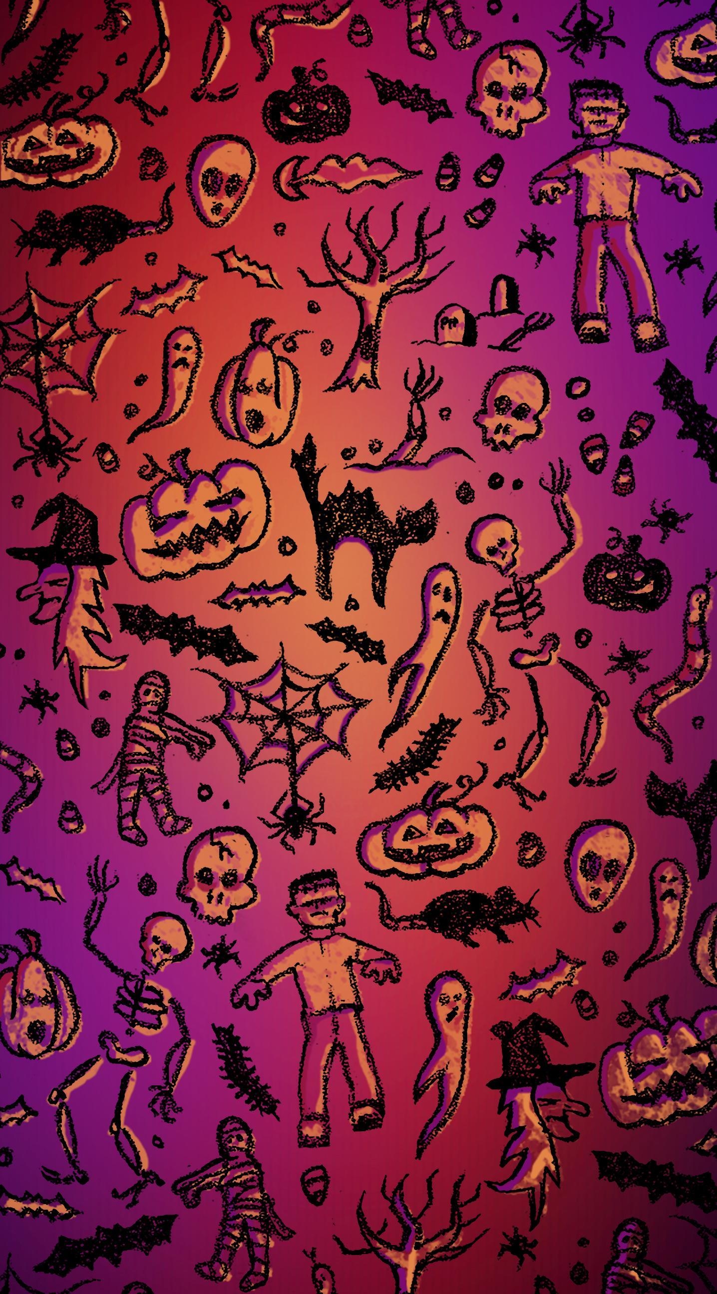 1440x2600 Halloween Smart phone WP, Phone