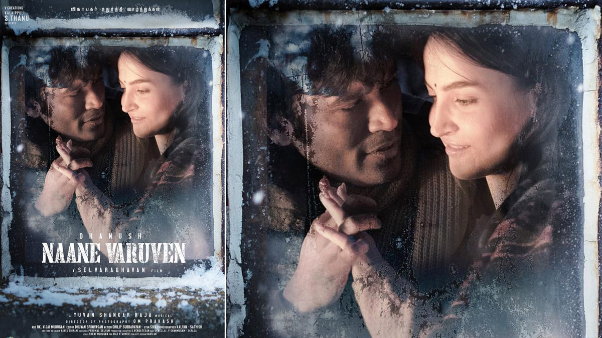 1200x680 Naane Varuven: Dhanush and Elli AvrRam Look Adorable As a Couple in Love in This New Poster Shared By Selvaraghavan, Desktop