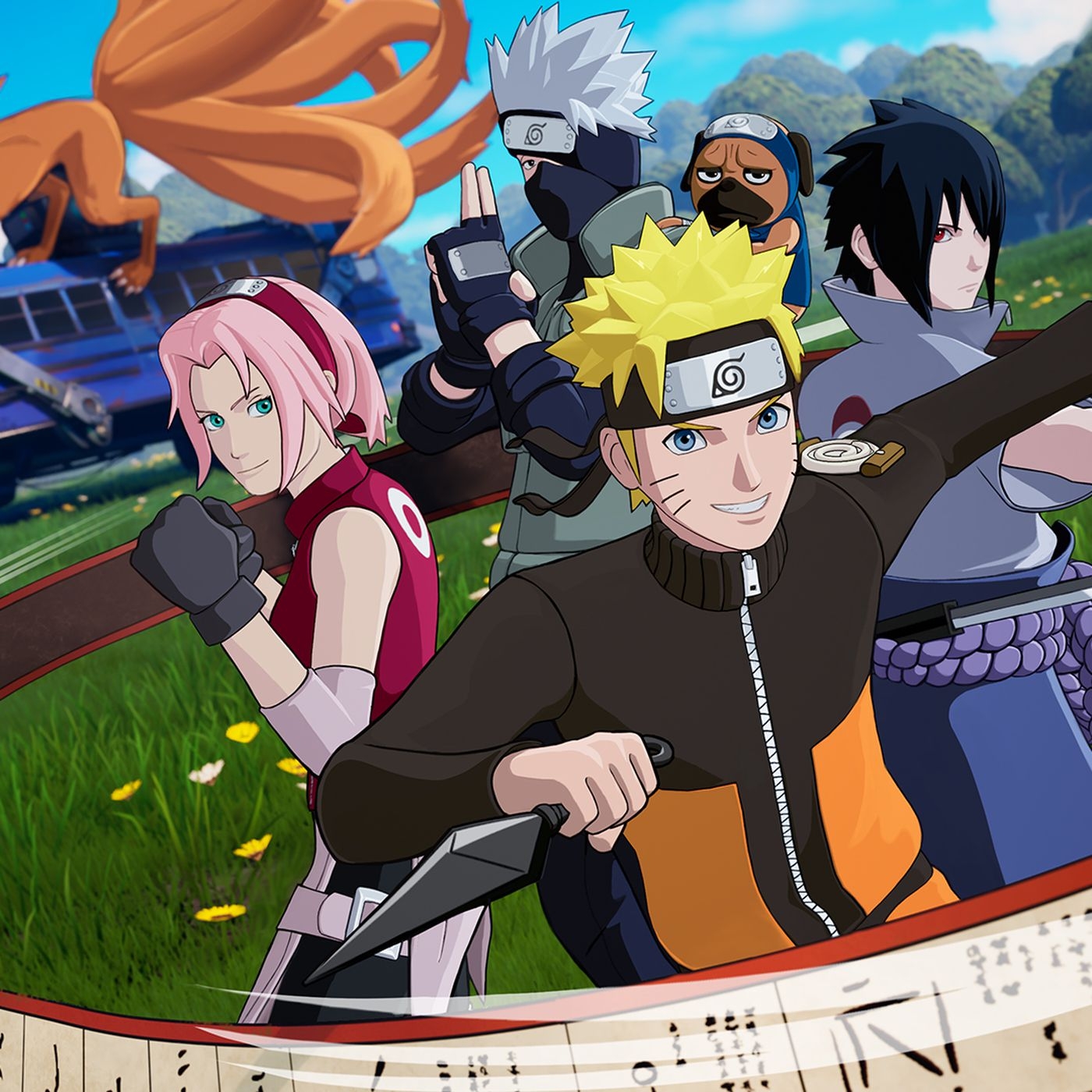 1400x1400 Fortnite's Naruto skin is here along with Sasuke, Sakura, and Kakashi, Phone