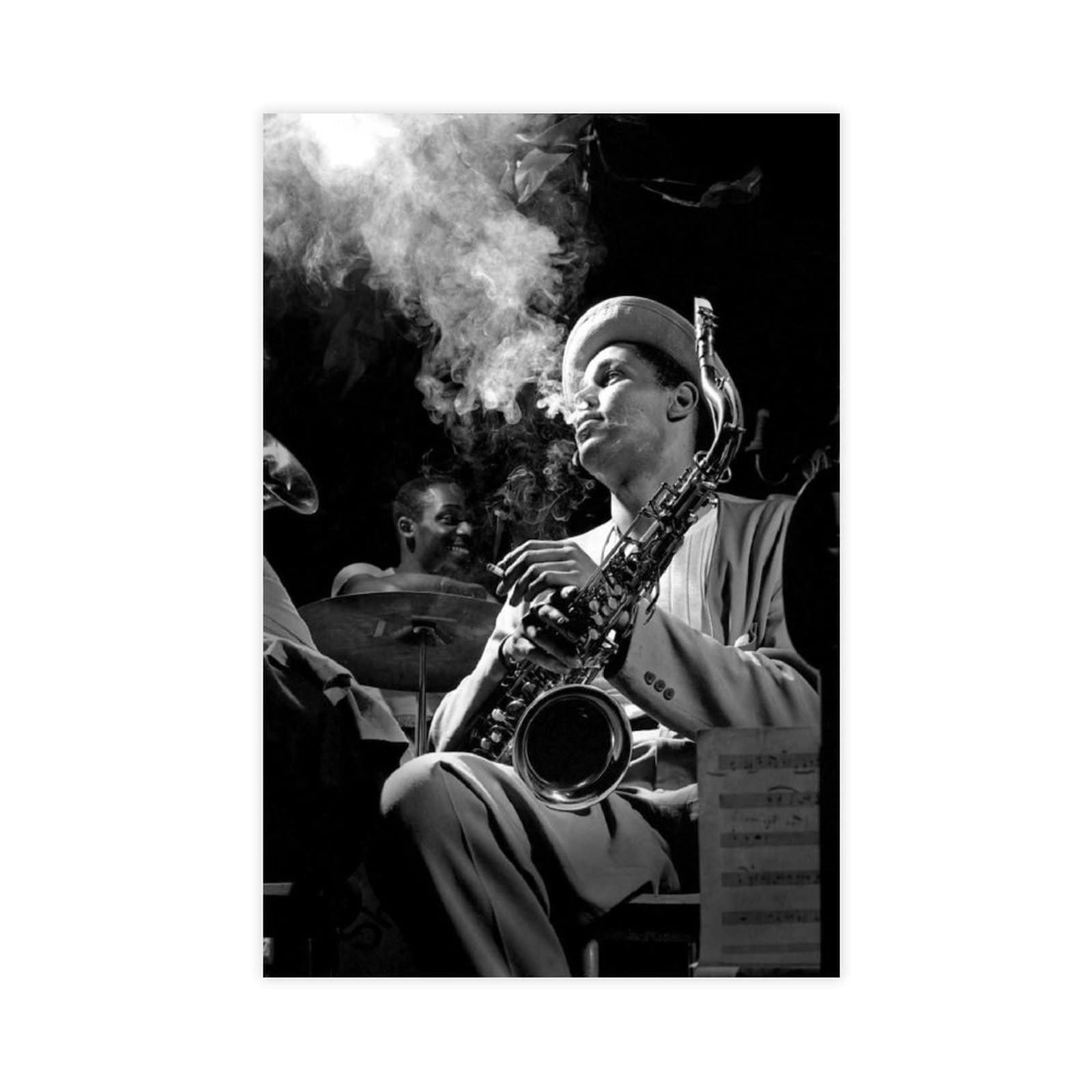 1600x1600 WMLL Dexter Gordon, Jazz Musician Canvas Poster Wall Art Decor Print Picture Paintings for Living Room Bedroom Decoration Unframe： 12x18inch(30x45cm), Unframe：12x18inch(30x45cm), Everything Else, Phone