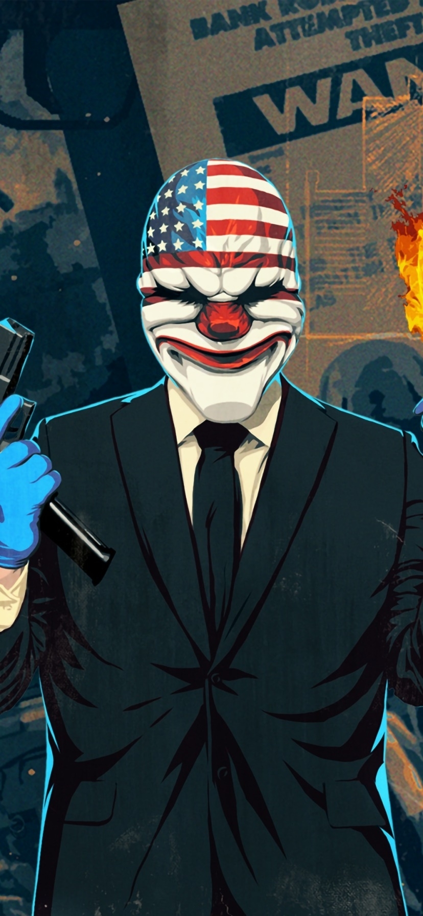 830x1800 Wallpaper / Video Game Payday 2 Phone Wallpaper, ,  free download, Phone