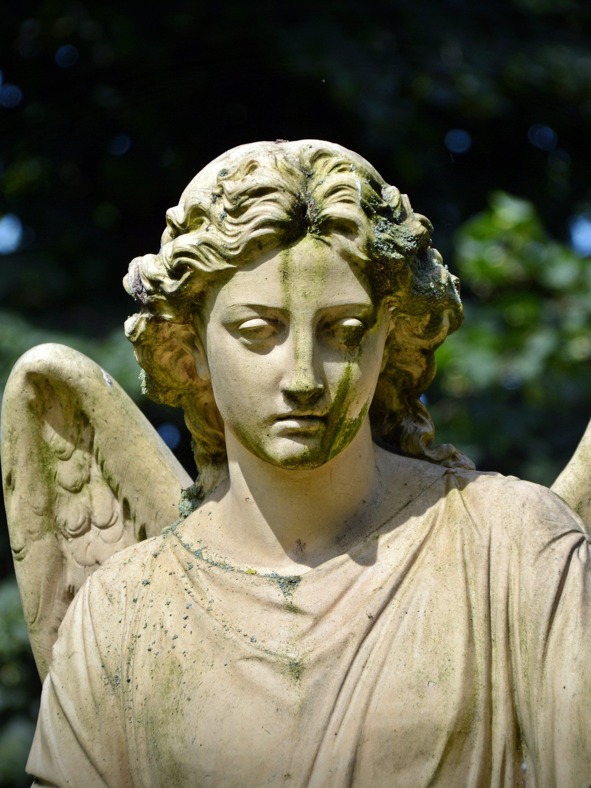 2050x2740 Angel Statue Wallpaper, Android & Desktop Background, Phone