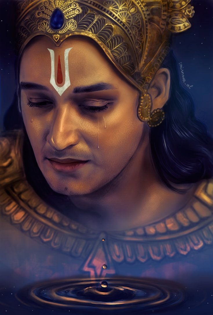 740x1090 Crying Krishna By Smirnova Al. Krishna Art, Lord, Phone