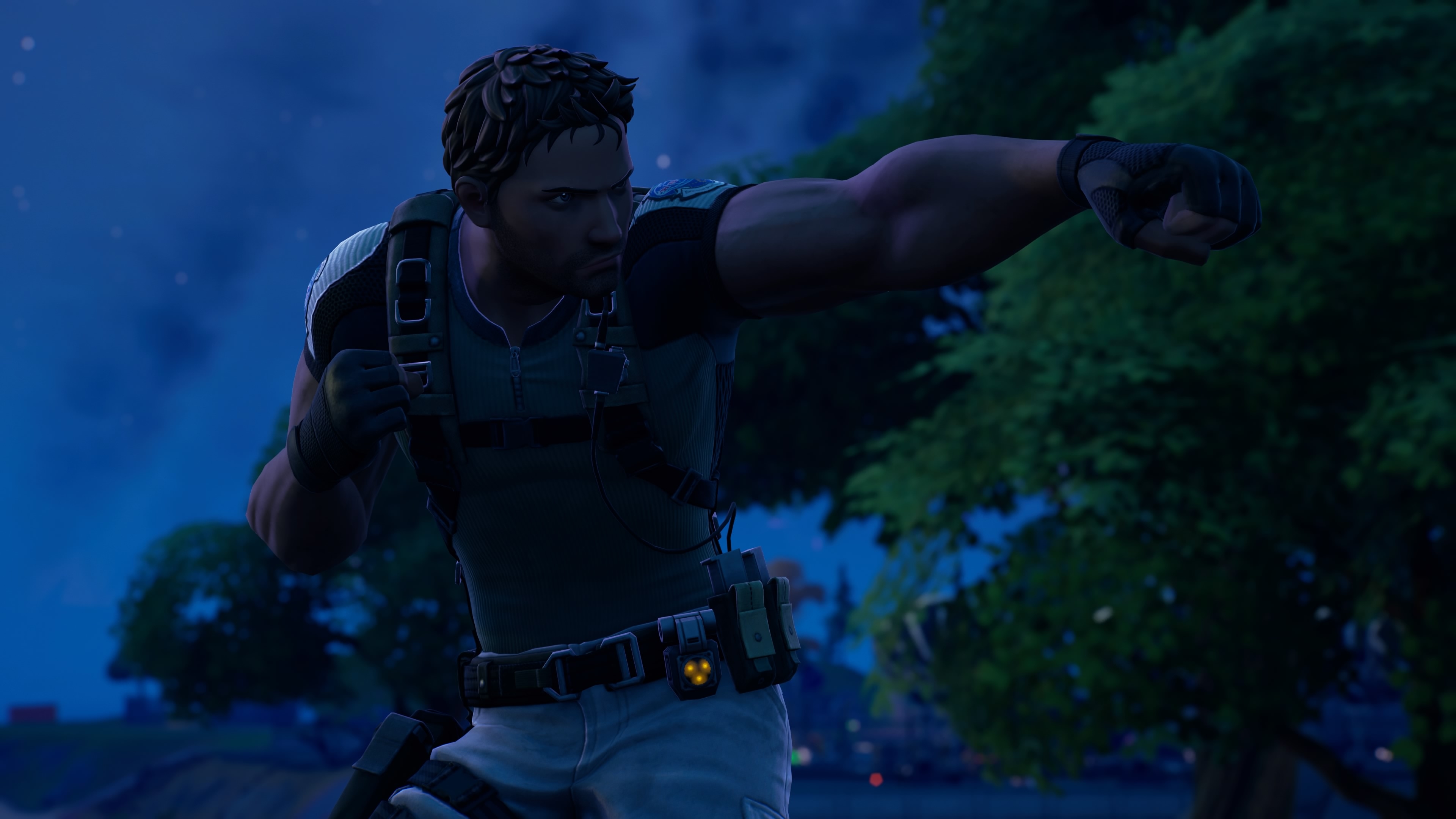 3840x2160 Chris Redfield Fortnite wallpaper, Desktop