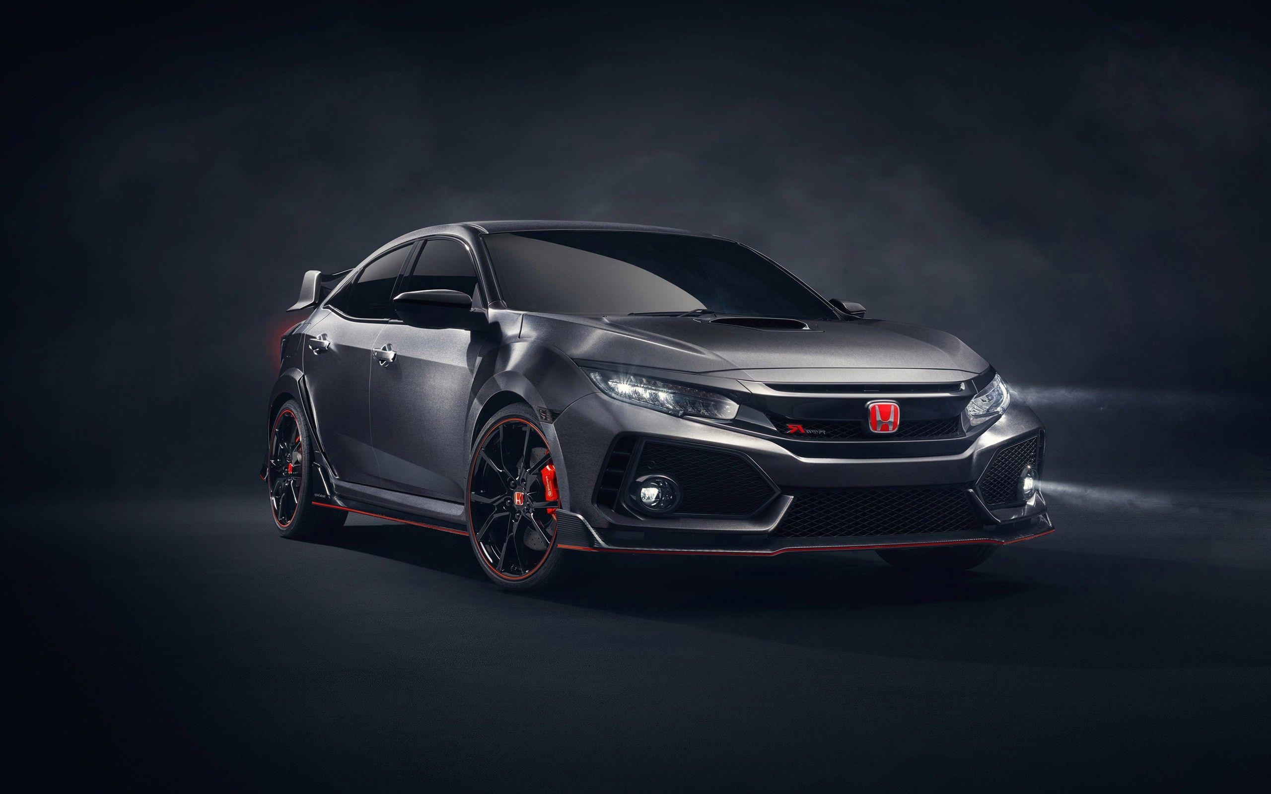 2560x1600 Honda Civic Type R Black Car Wallpaper HD Wallpaper, Desktop