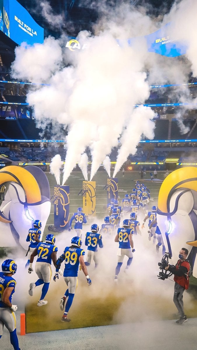 680x1200 Los Angeles Rams Post Win Wallpaper From The Greatest Stadium In The World, Phone