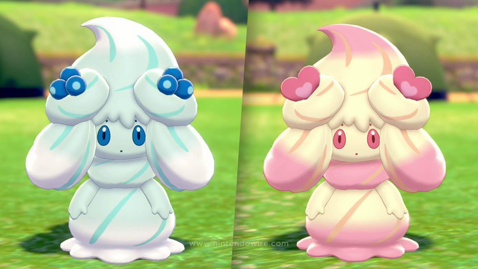 1920x1080 Different Alcremie flavors shared via Pokémon accounts around, Desktop