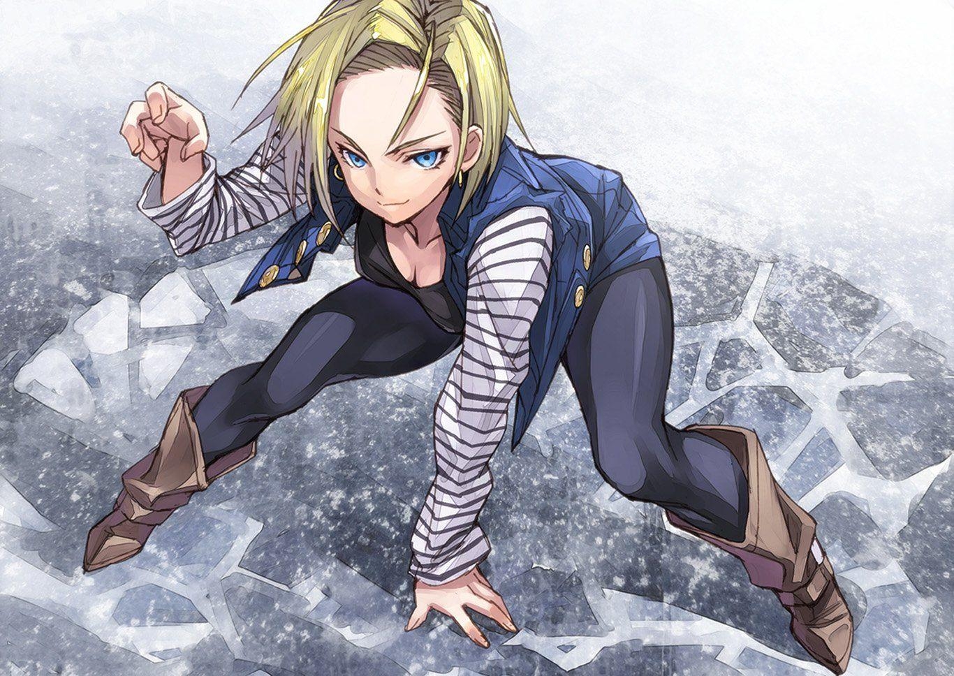 1370x970 Android 18 (Dragon Ball) HD Wallpaper, Desktop