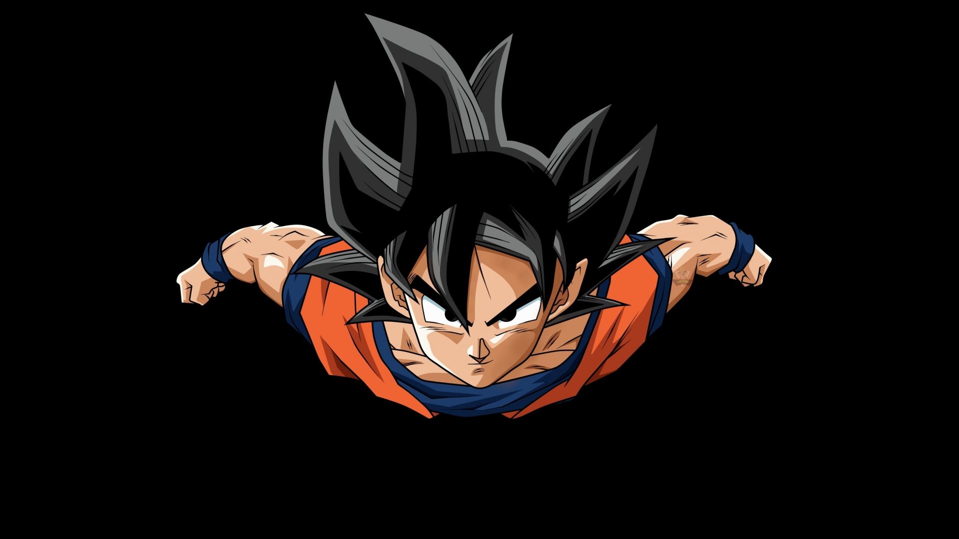 1920x1080 Download Goku, anime boy, jump, artwork wallpaper, 1920x Full, Desktop