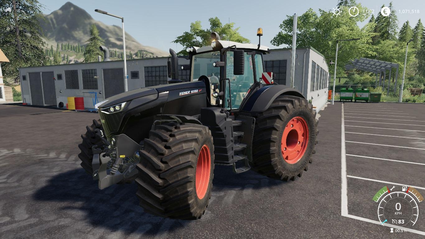 1370x770 Fendt 1050 Black Line, Desktop