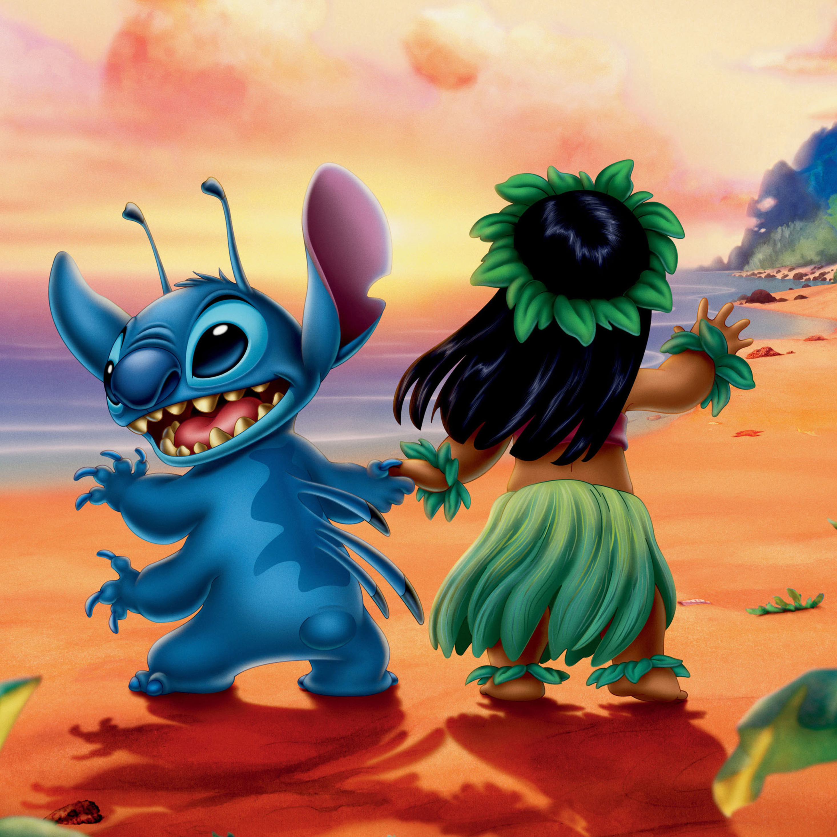 2940x2940 Lilo And Stitch iPad Pro Retina Display HD 4k Wallpaper, Image, Background, Photo and Picture, Phone