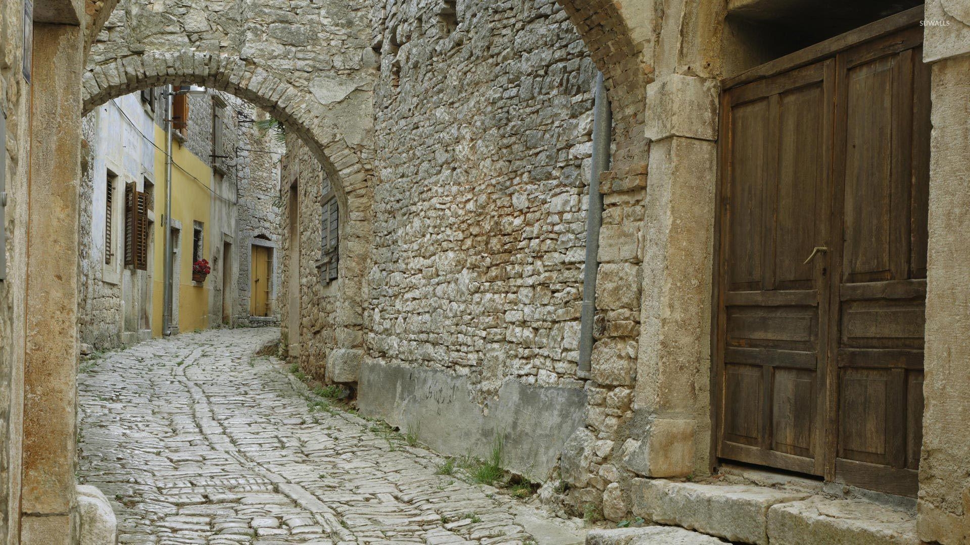 1920x1080 Cobblestone street, Jerusalem wallpaper wallpaper, Desktop