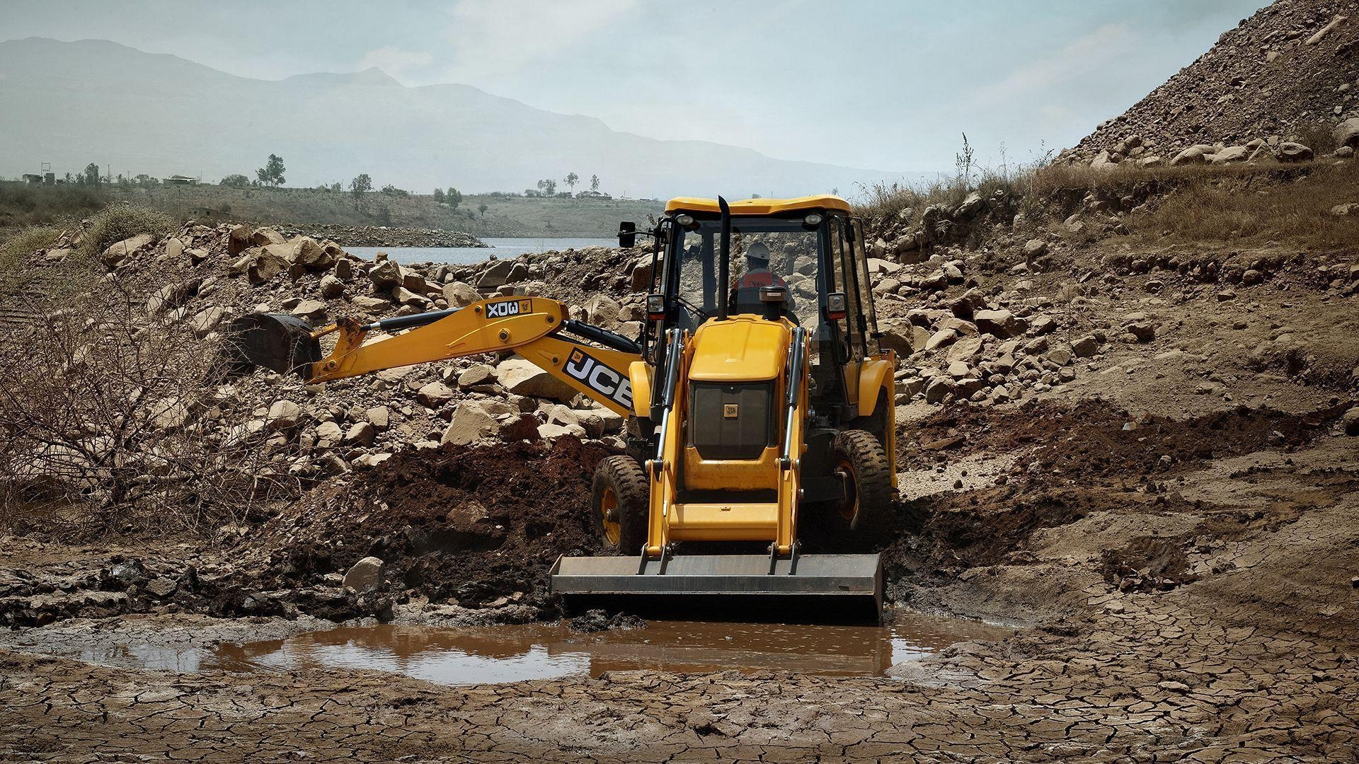 1920x1080 JCB Backhoe Image, JCB 3DX Backhoe Loader Image, Wallpaper, Photo, Desktop