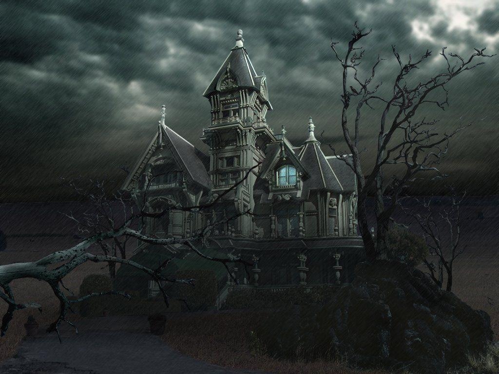 1030x770 Haunted House HD Wallpaper, Desktop