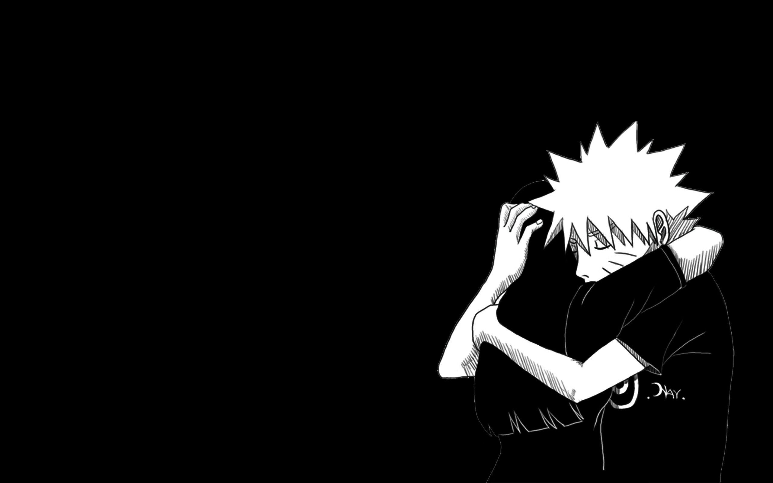 2560x1600 Naruto Wallpaper 4k Black And White, Desktop