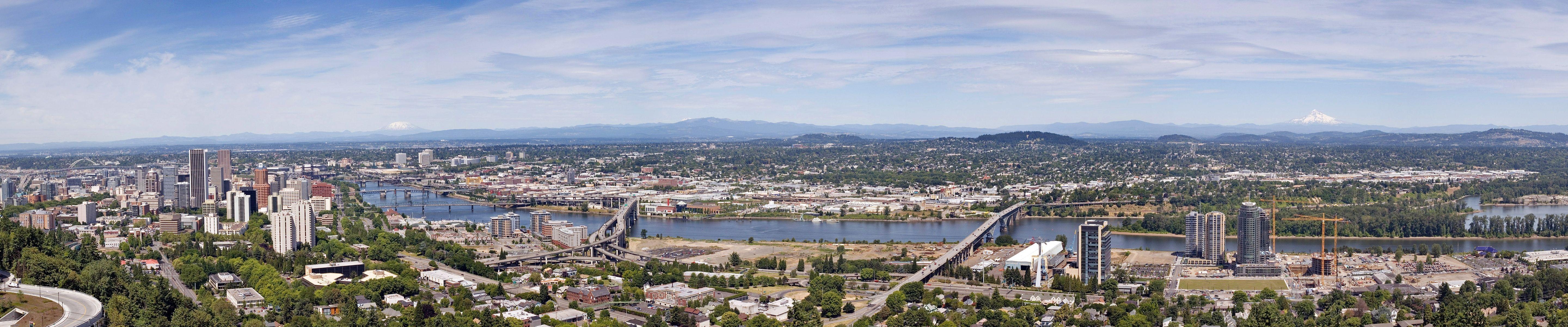 5760x1200 Portland Oregon wallpaperx1200, Dual Screen