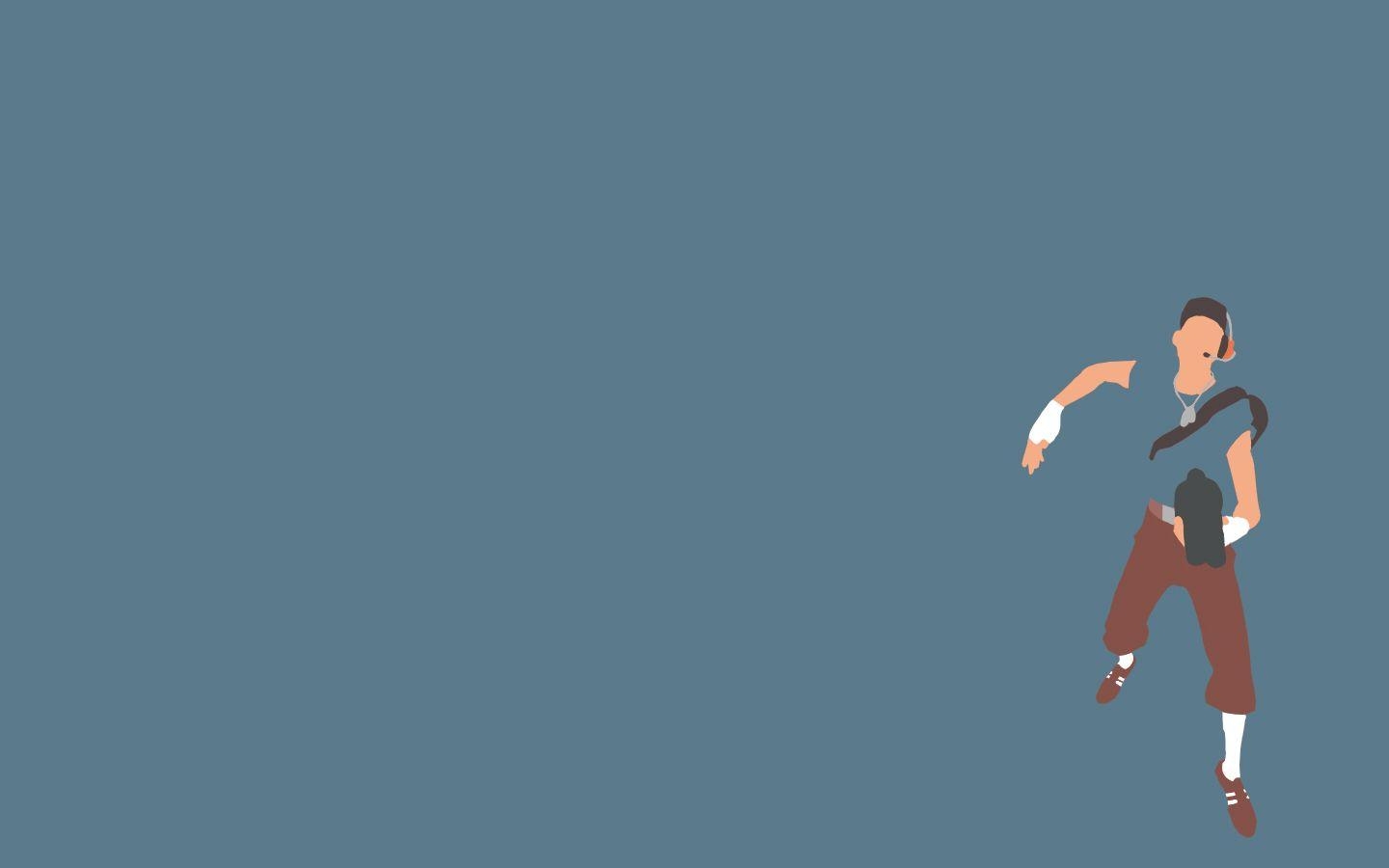 1440x900 TF2 Red Scout Minimalist Wallpaper, Desktop