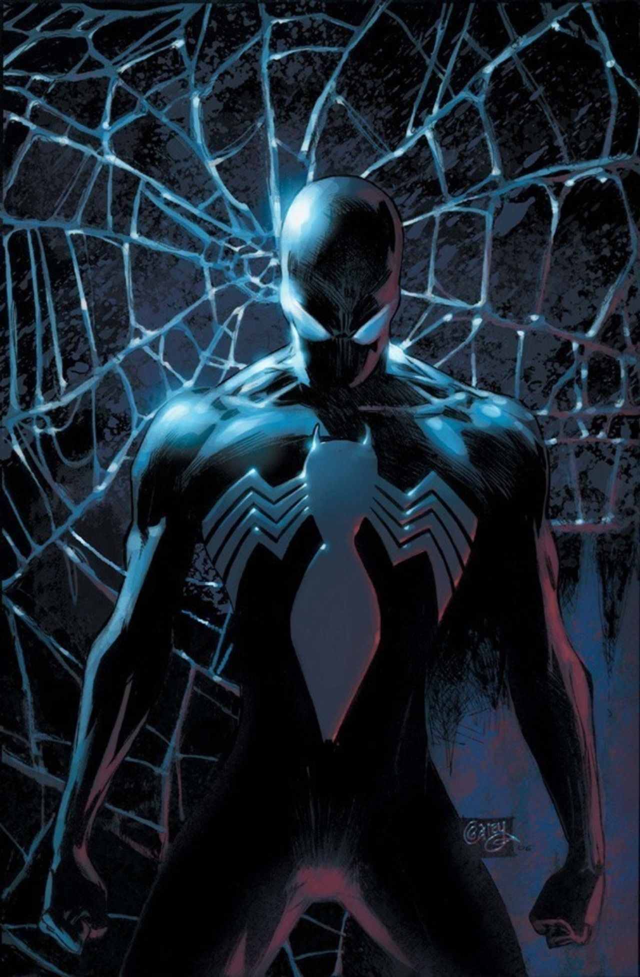 1280x1960 Symbiote Spiderman Wallpaper, Phone