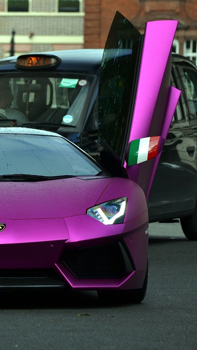 750x1340 Wallpaper Lamborghini Aventador LP700 4 Purple Supercar 2560x1600 HD Picture, Image, Phone