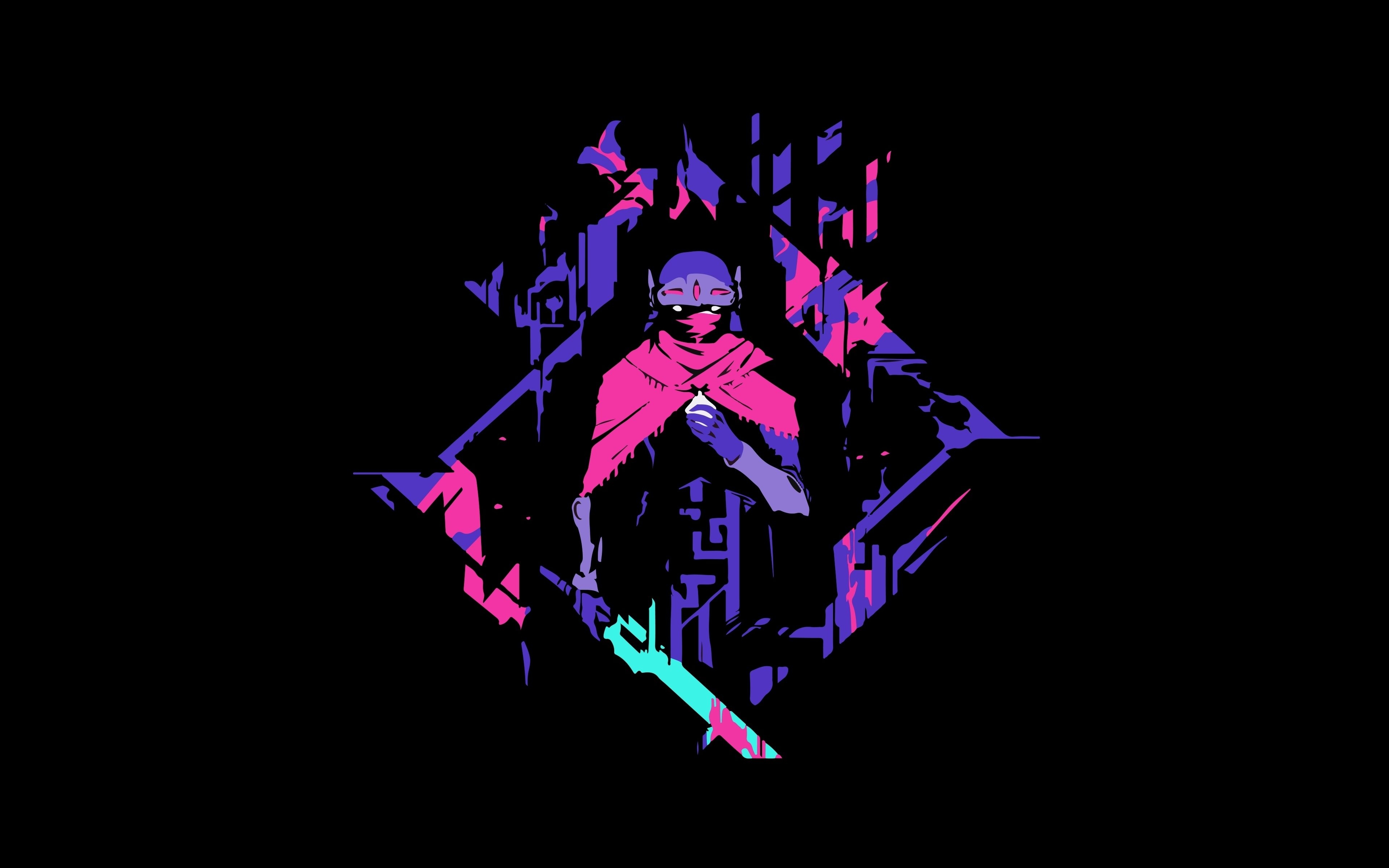 3840x2400 Download  wallpaper hyper light drifter, minimal, Desktop