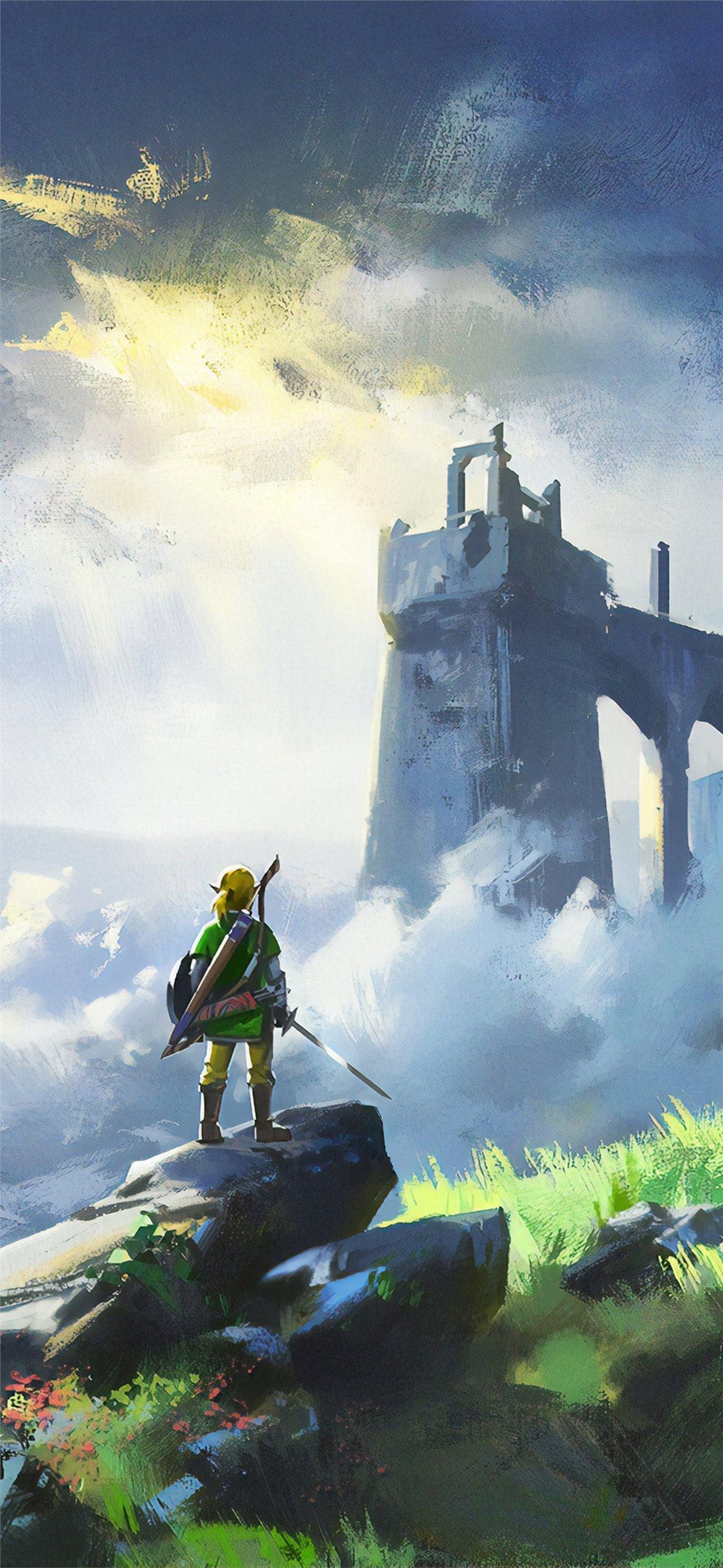 1130x2440 the legend of zelda breath of wild game 4k iPhone X, Phone