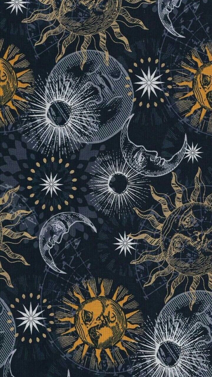 720x1280 Sun and Moon Aesthetic Wallpaper, Phone