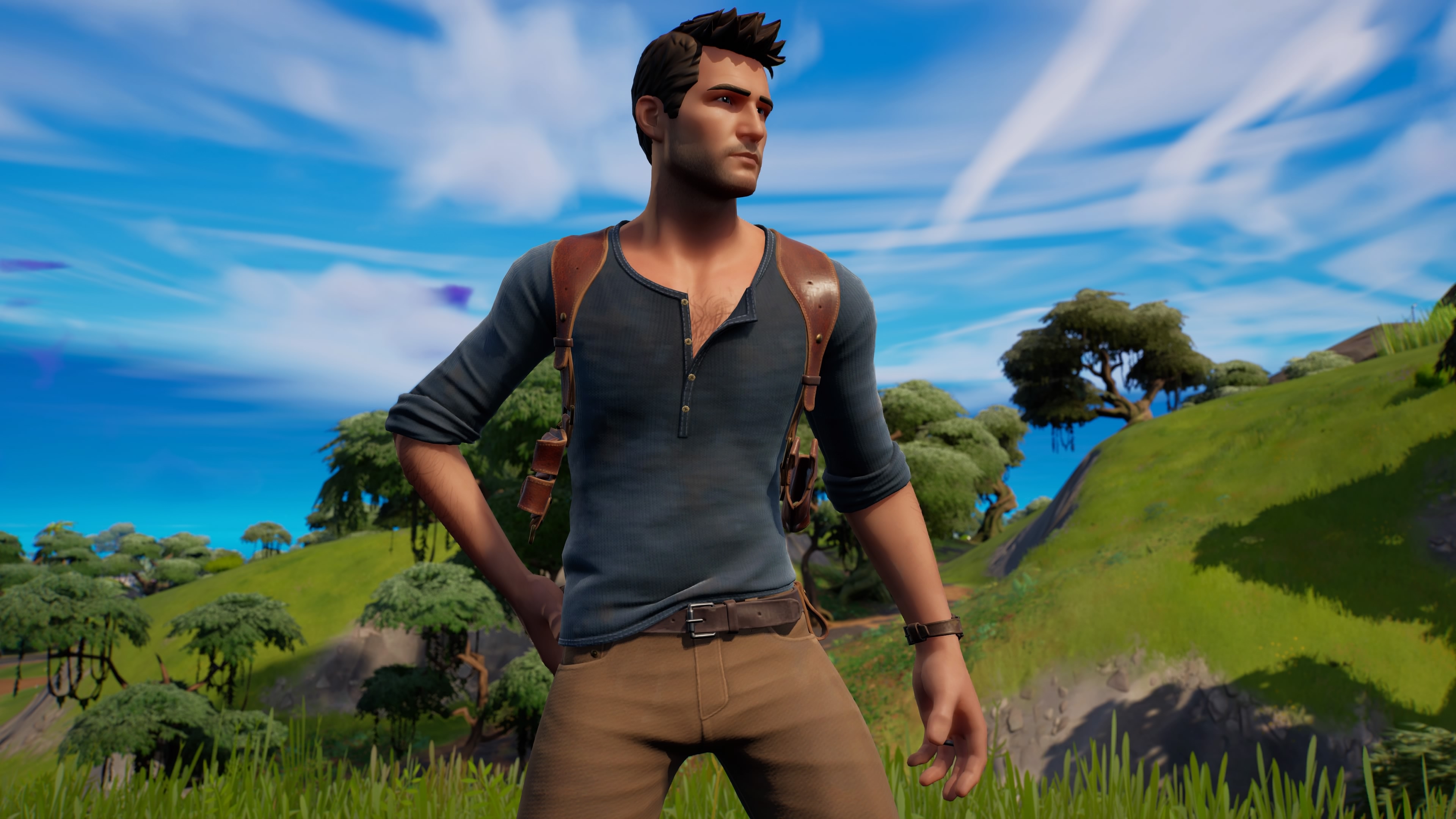 3840x2160 Nathan Drake Fortnite wallpaper, Desktop