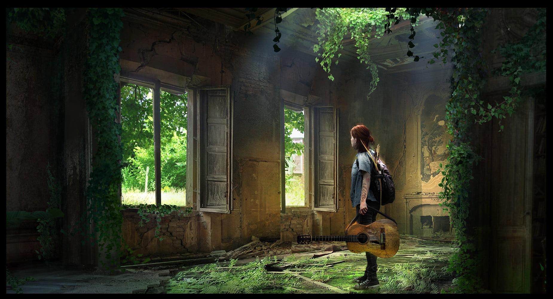 1850x1000 The Last of Us, The Last of Us Part fan art, Ellie HD, Desktop