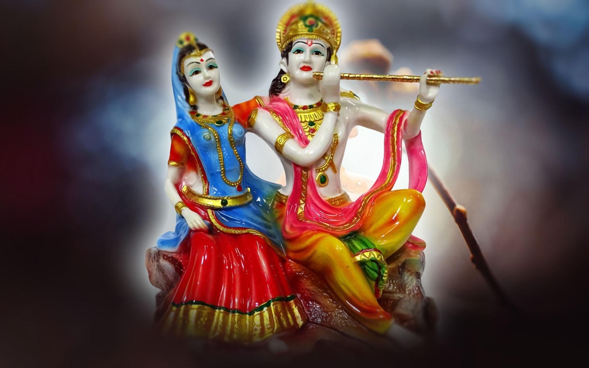 1920x1200 Lord Radha Krishna Love Beautiful Wallpaper, Desktop