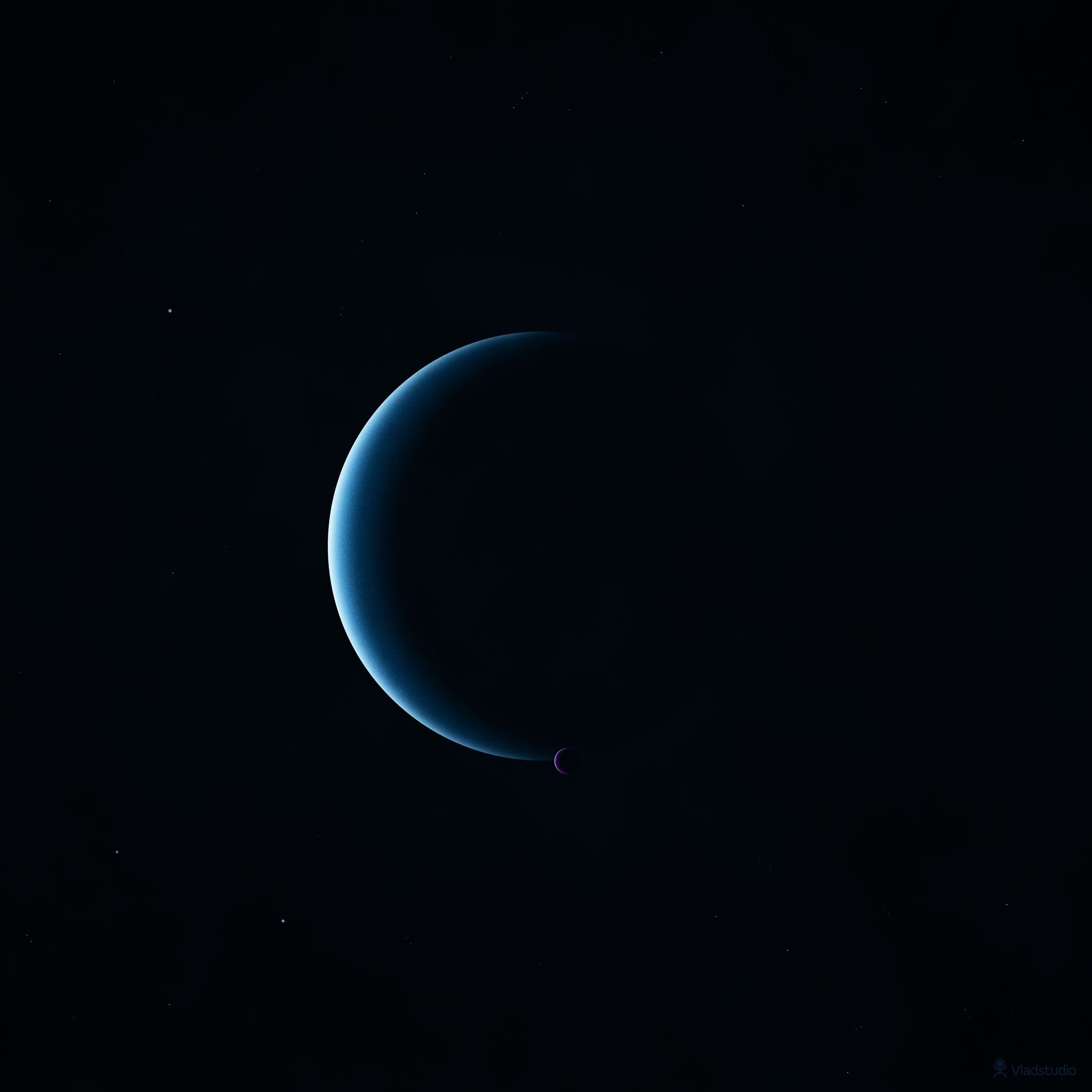 2050x2050 Neptune And Triton iPad Air Wallpaper Download. iPhone Wallpaper, Phone