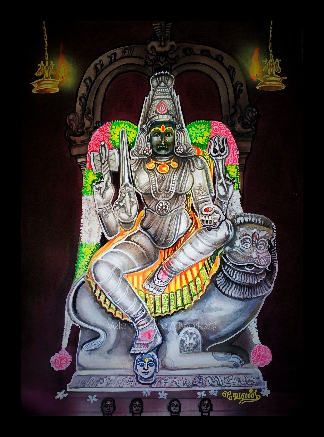 1370x1840 Angalamman ideas. durga goddess, kali goddess, hindu gods, Phone