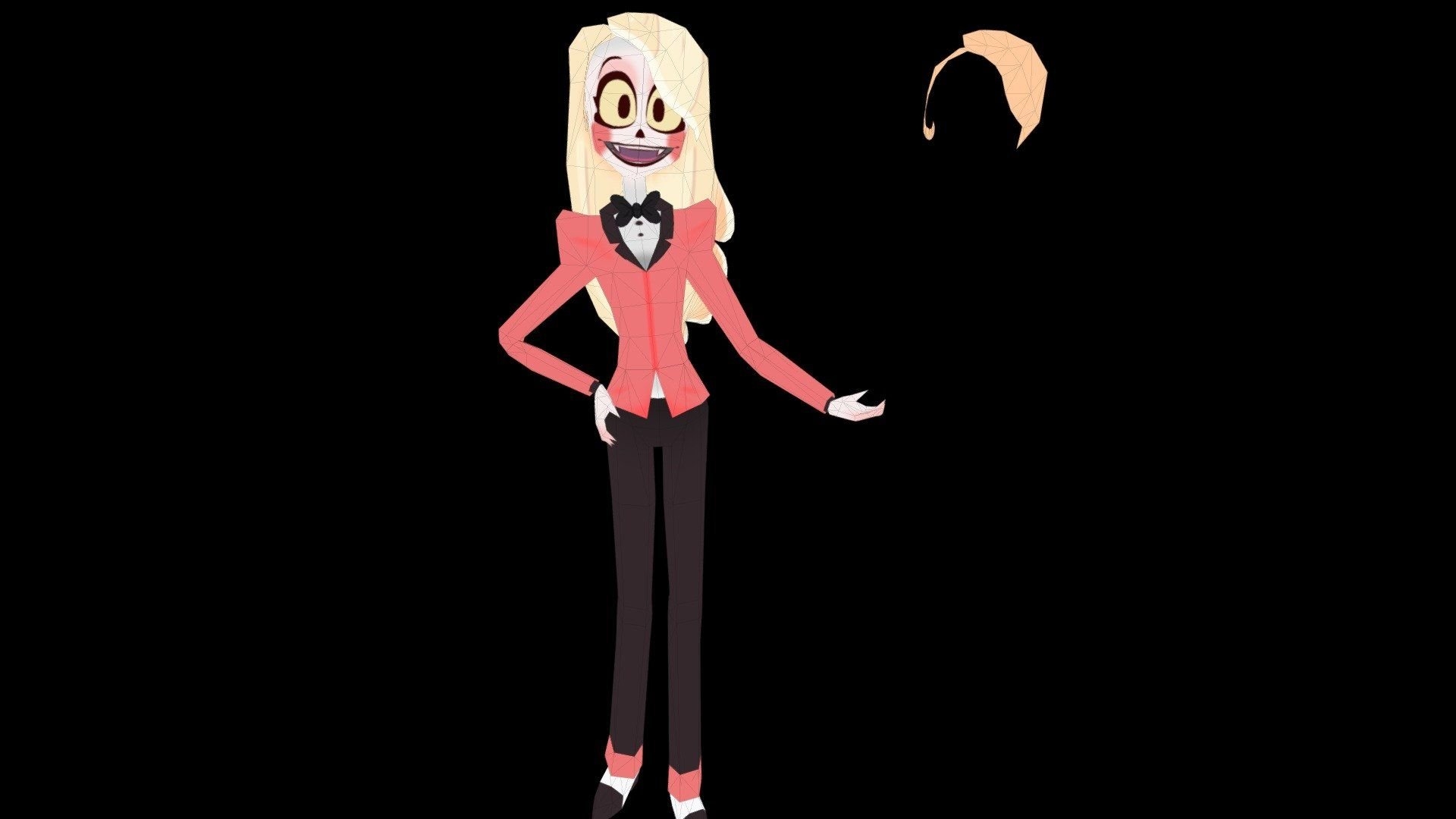 1920x1080 Charlotte Magne (Hazbin Hotel) model, Desktop