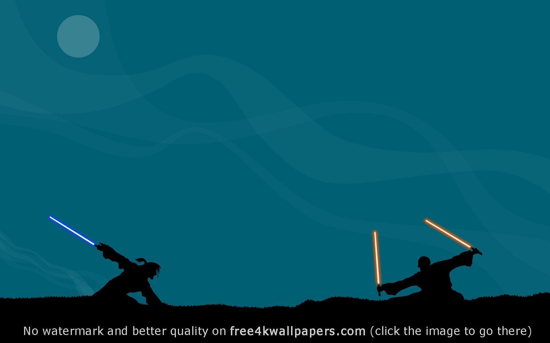 1920x1200 Star Wars Lightsaber Fight wallpaper. Desktop Wallpaper, Desktop