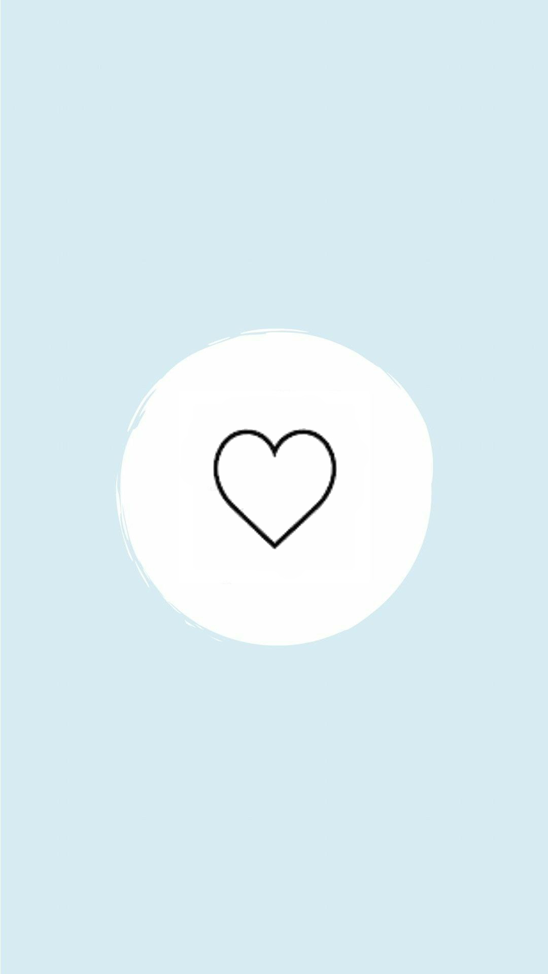 1080x1920 Heart (Blue), Phone