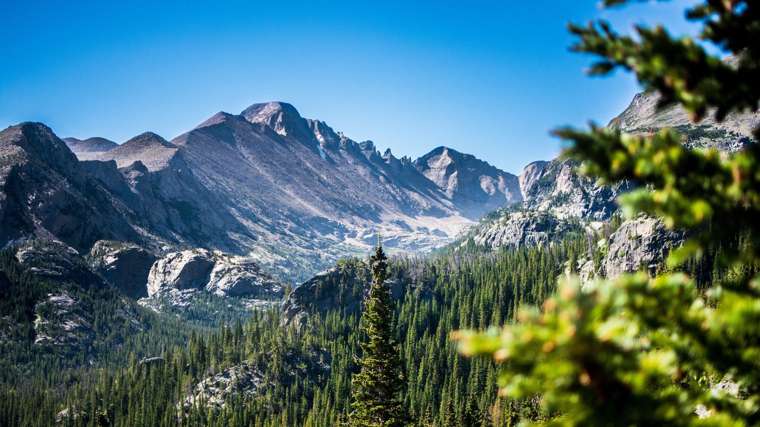 2560x1440 Wallpaper Rocky Mountain National Park, Colorado, USA, Nature, Desktop