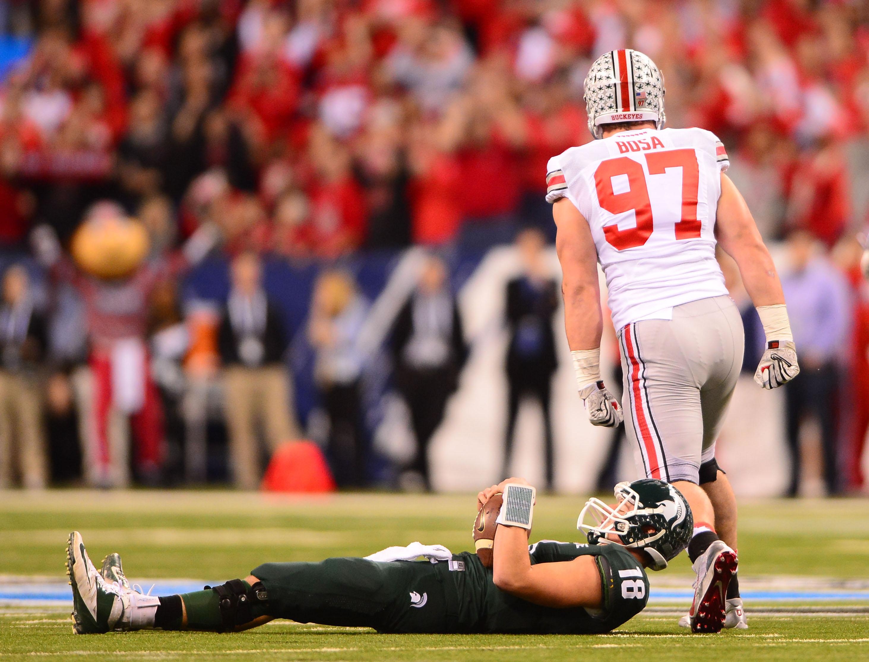 2930x2240 Video: Ohio State's Joey Bosa nails standing backflip « Big Ten Network, Desktop