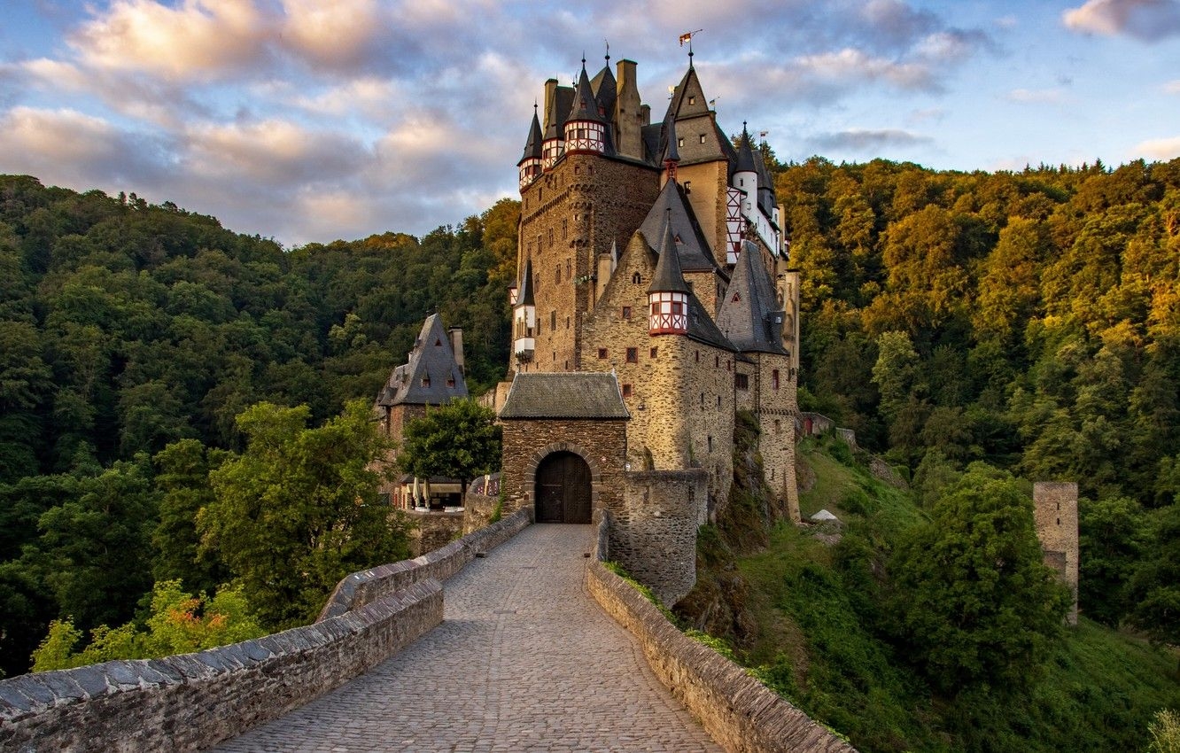 1340x850 Wallpaper Rhineland Palatinate, Wierschem, Medieval Castle Image For Desktop, Section разное, Desktop