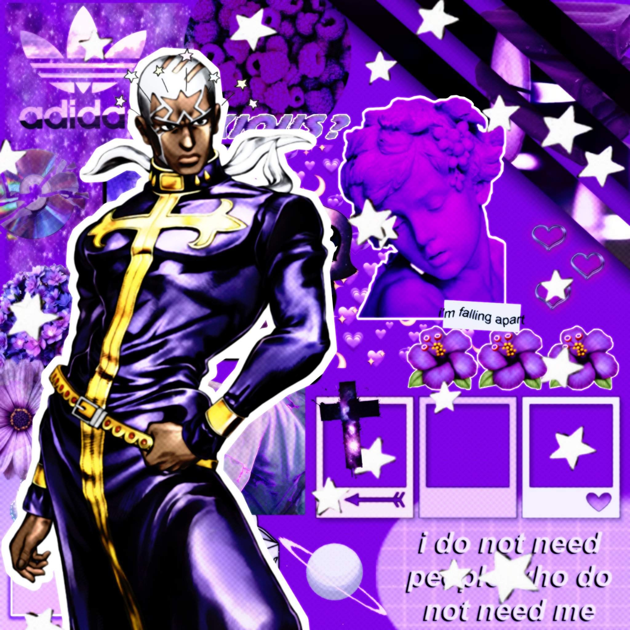 2050x2050 Enrico Pucci Edit. JoJo Amino Amino, Phone