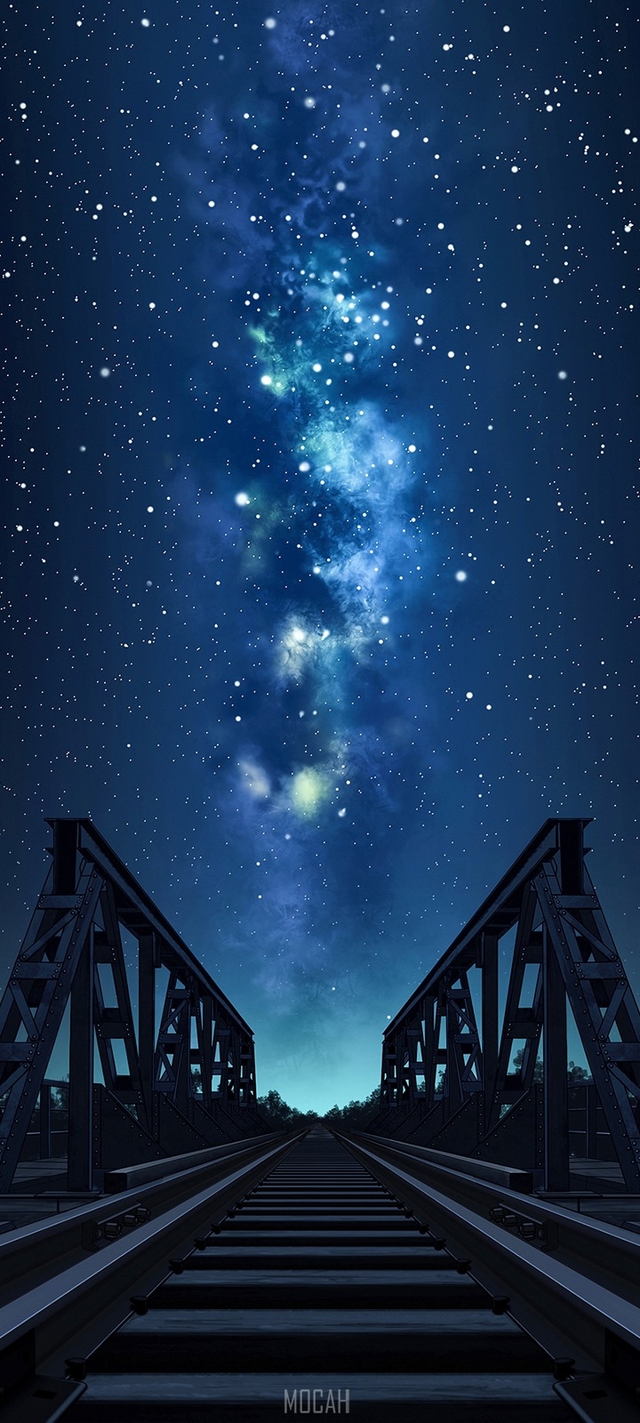 720x1600 Star, Blue, Night, Light, Darkness, vivo Y20 wallpaper hd,  Gallery HD Wallpaper, Phone