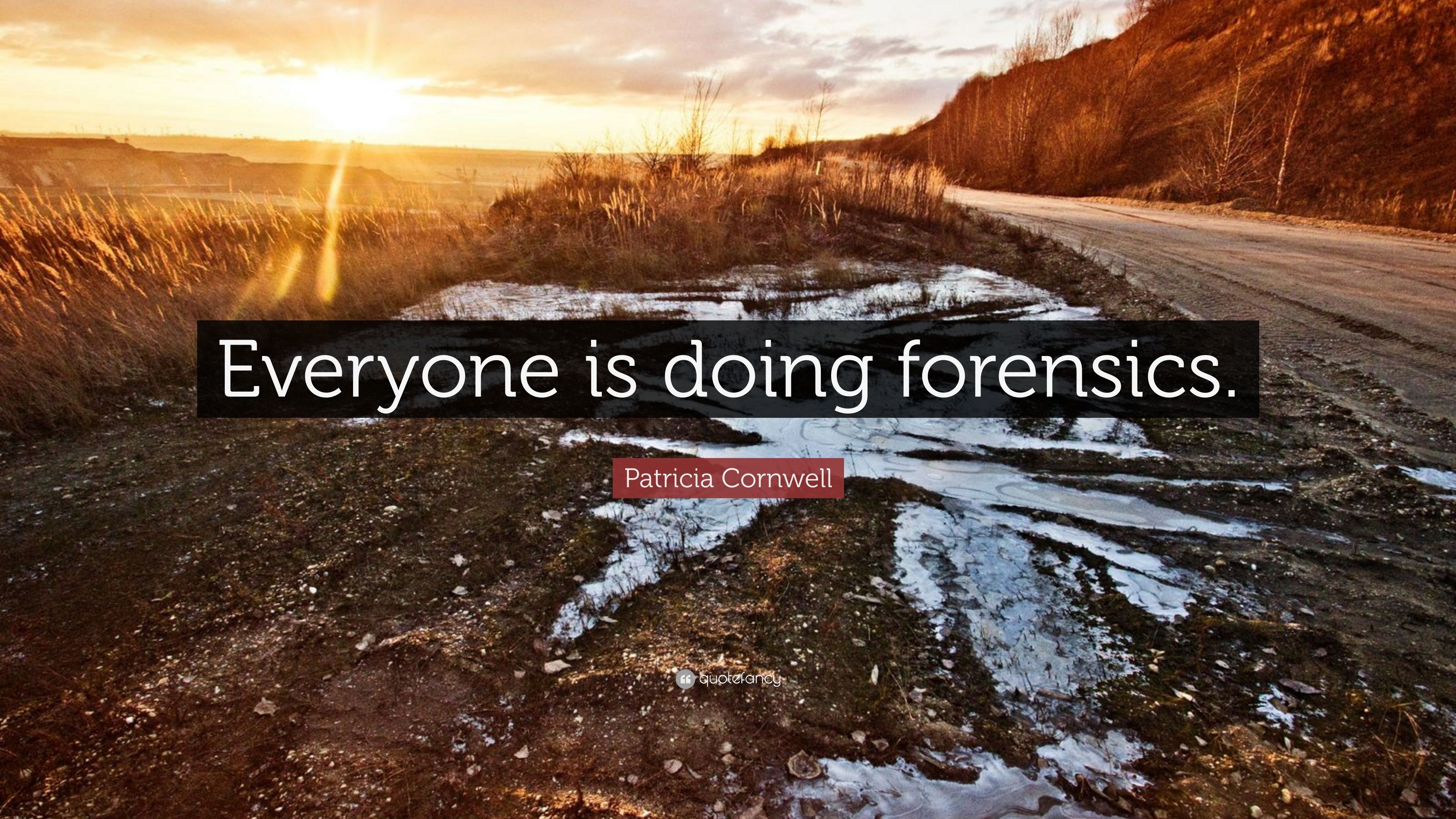 3840x2160 Patricia Cornwell Quote: “Everyone is doing forensics.” 7, Desktop