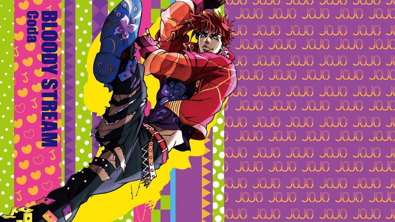 1370x770 Anime wallpaper, JoJo's Bizarre Adventure, Jotaro Kujo, Jonathan, Desktop