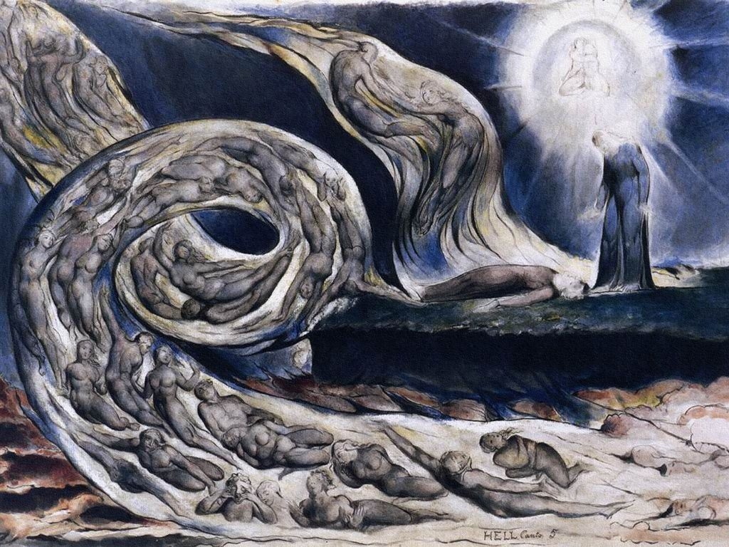 1030x770 The Whirlwind Of Lovers, 1824 William Blake < Fine Art < Gallery < Desktop Wallpaper, Desktop