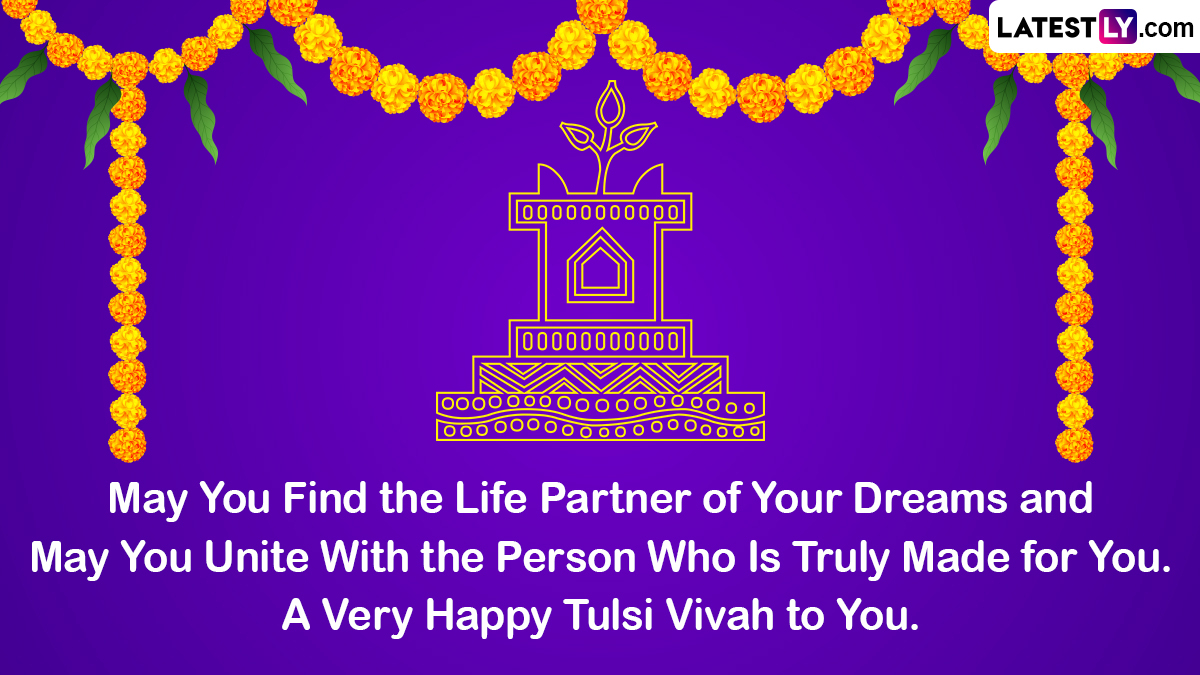 1200x680 Tulsi Vivah 2022 Image & HD Wallpaper for Free Download Online: Beautiful Wishes, Greetings, WhatsApp Messages & Quotes To Send on the Auspicious Hindu Observance, Desktop