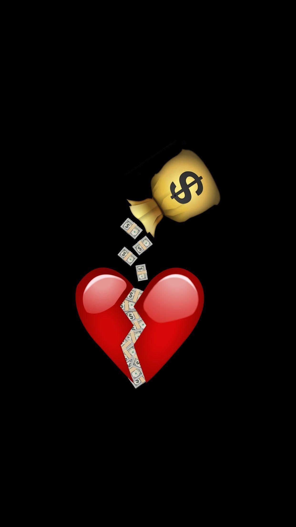 1250x2210 Broke but not at all. Emoji wallpaper iphone, Emoji wallpaper, Cute emoji wallpaper, Phone