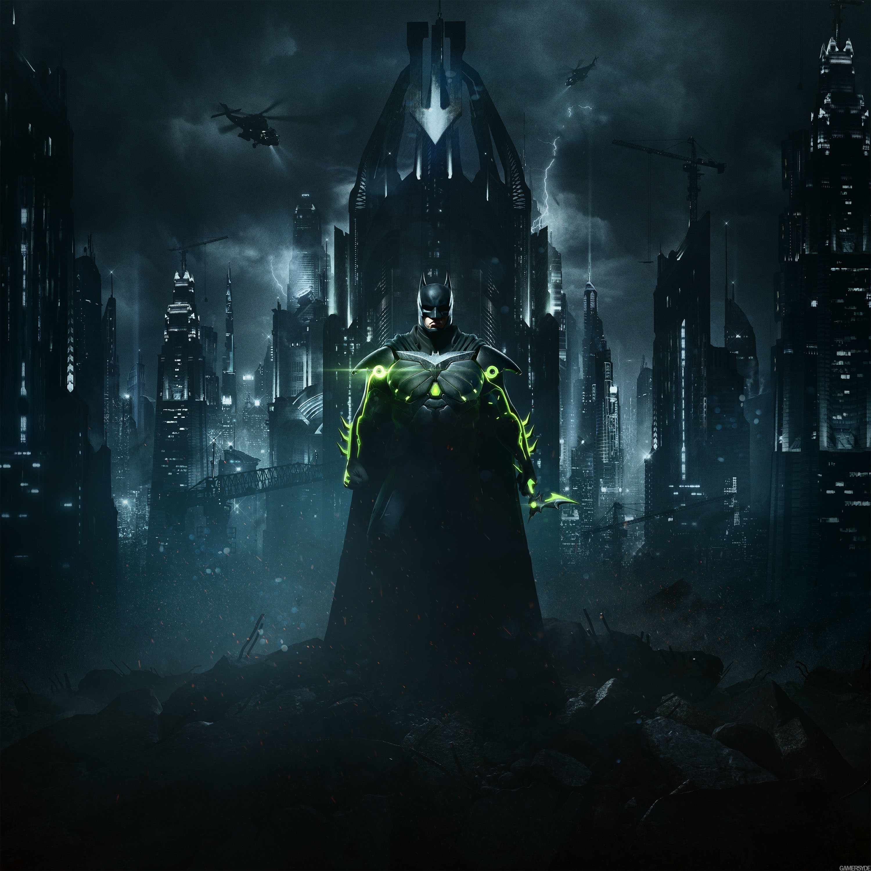 3000x3000 Wallpaper,  px, Batman, Injustice 2, Phone