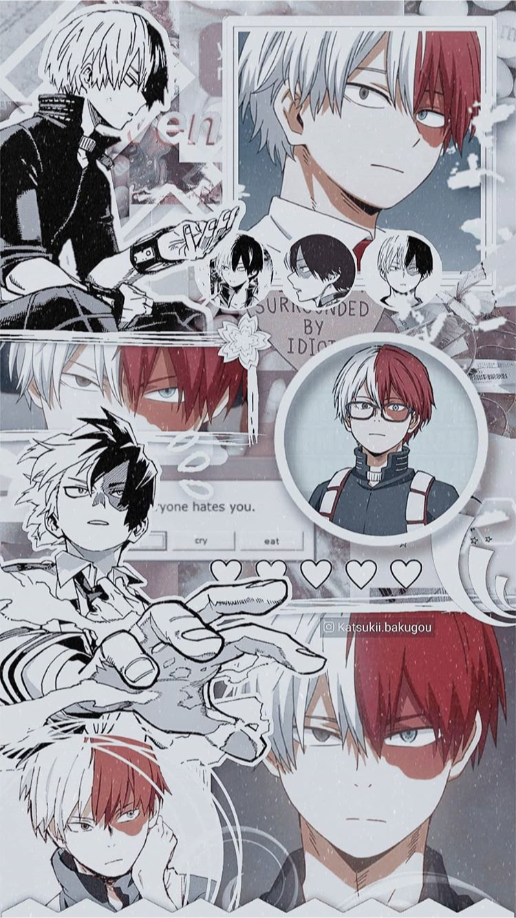 750x1340 Todoroki Wallpaper. Cute anime wallpaper, Cool anime wallpaper, Cute anime guys, Phone