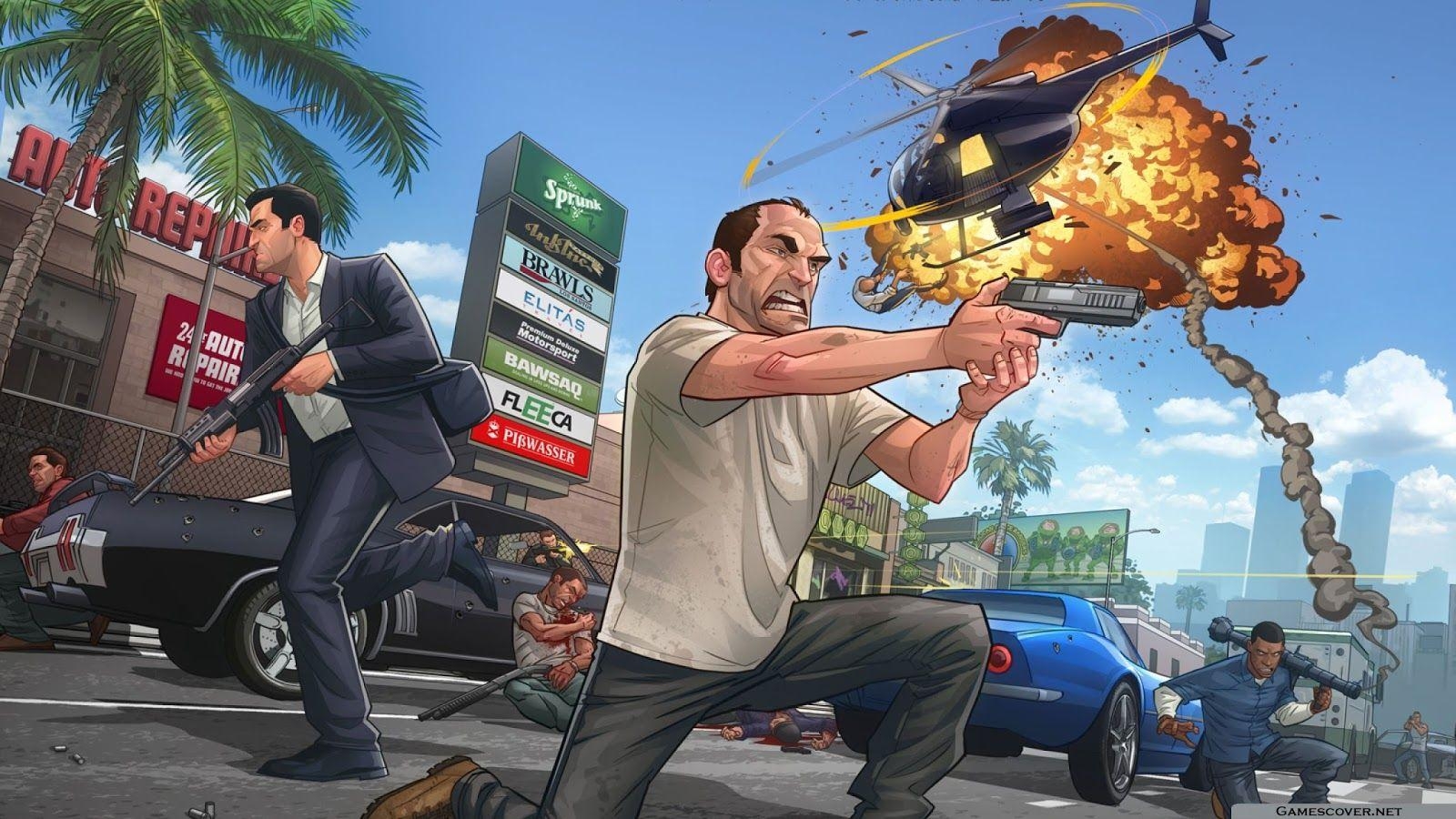 1600x900 Grand Theft Auto V Wallpaper. Read games reviews, play online, Desktop